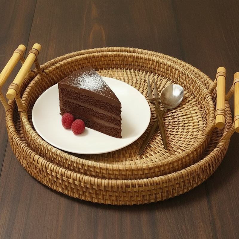 Bandeja de Rattan Artesanal