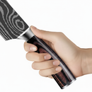 Conjunto de Facas Profissionais em Aço Damasco