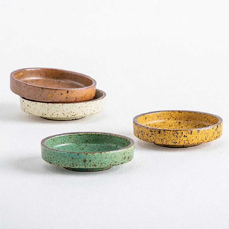 Kit de Pratinhos de Cerâmica para Molhos