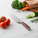 Conjunto de Facas Profissionais em Aço Damasco