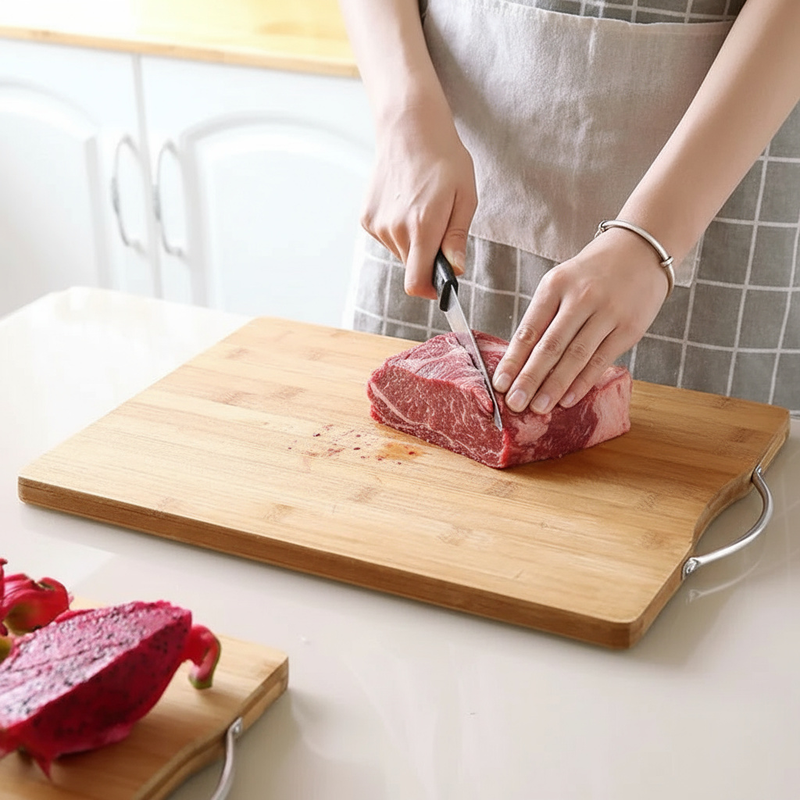 Tábua de Corte em Madeira de Bambu Reforçado