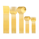 Kit de 30 Talheres Modernos em Aço Inox