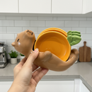 Conjunto de Pratinhos Divertidos em Porcelana