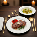 Kit de 30 Talheres Modernos em Aço Inox