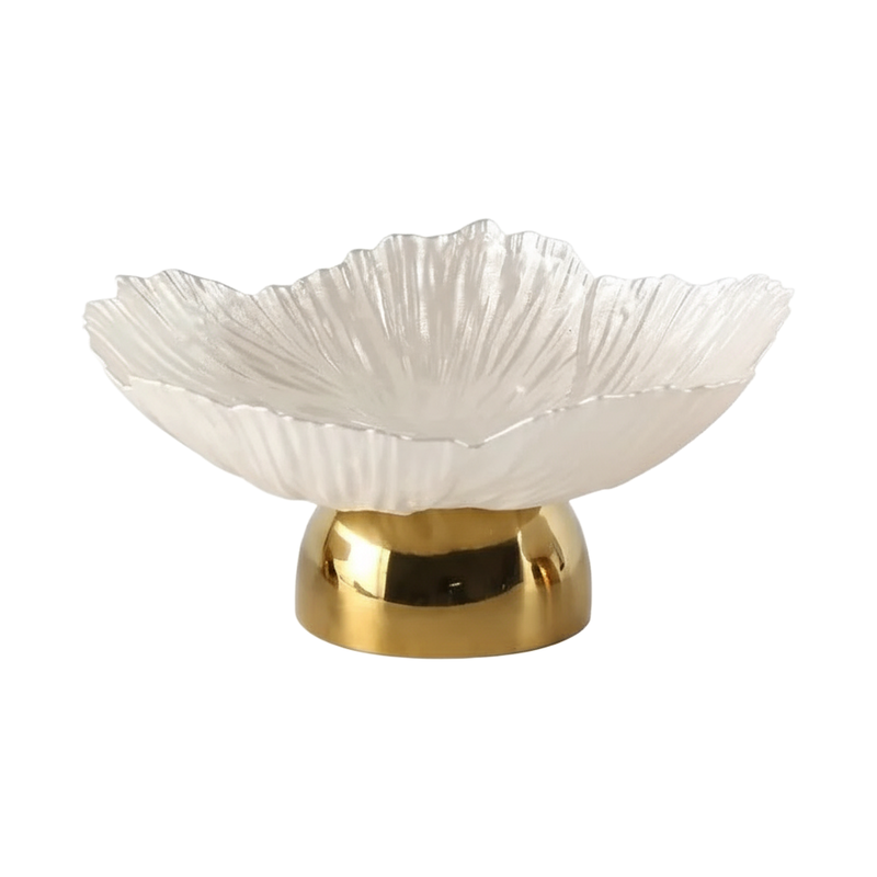 Prato Decorativo Petal Pearl