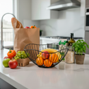 Fruteira de Metal Multiuso