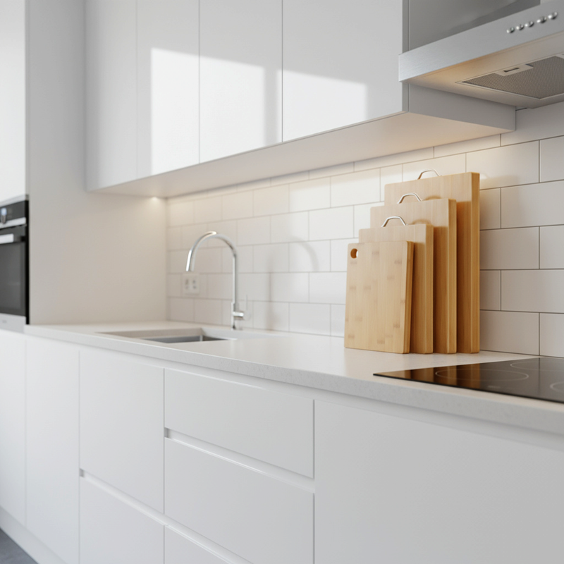 Tábua de Corte em Madeira de Bambu Reforçado