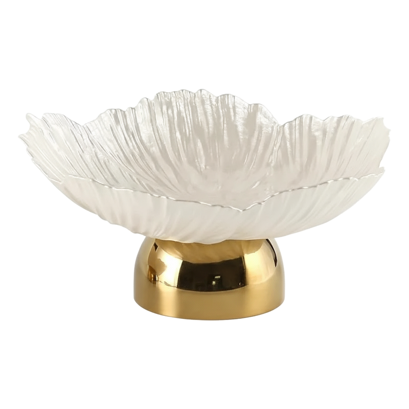 Prato Decorativo Petal Pearl