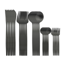 Kit de 30 Talheres Modernos em Aço Inox