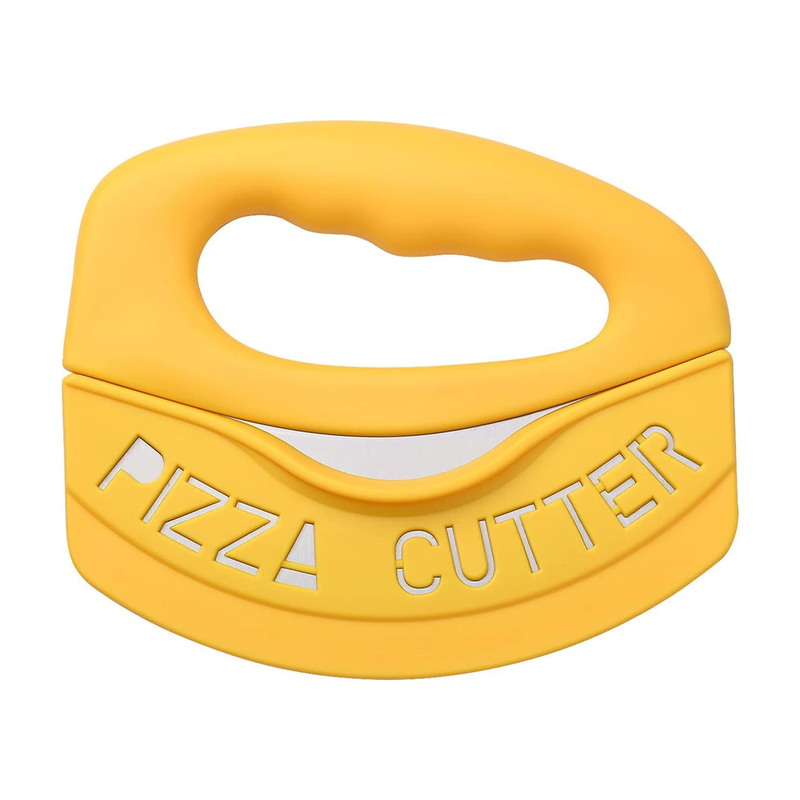Cortador de Pizza Mezzaluna em Aço Inox