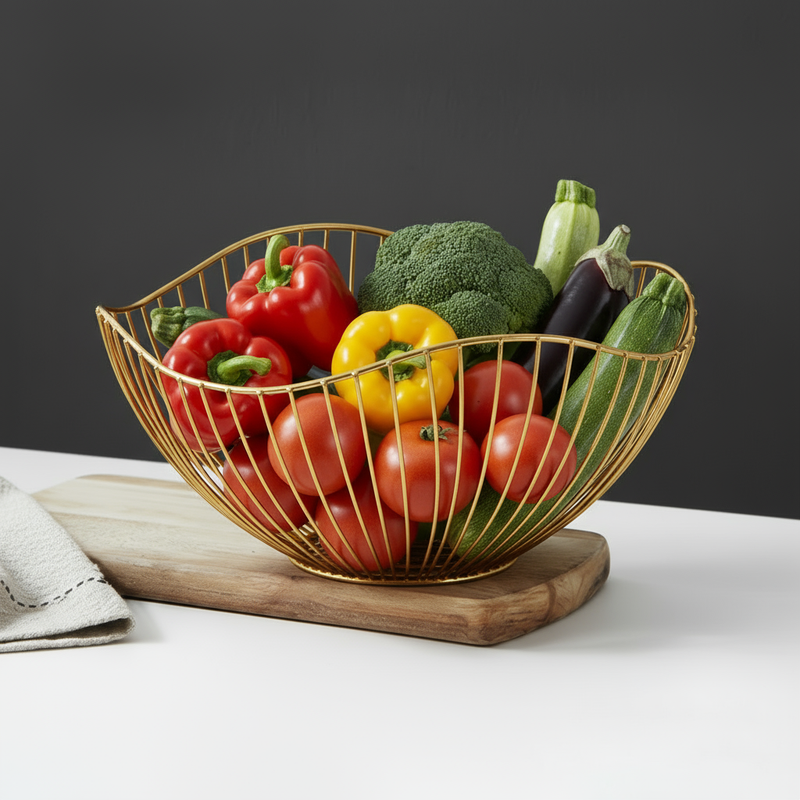 Fruteira de Metal Multiuso