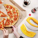 Cortador de Pizza Mezzaluna em Aço Inox