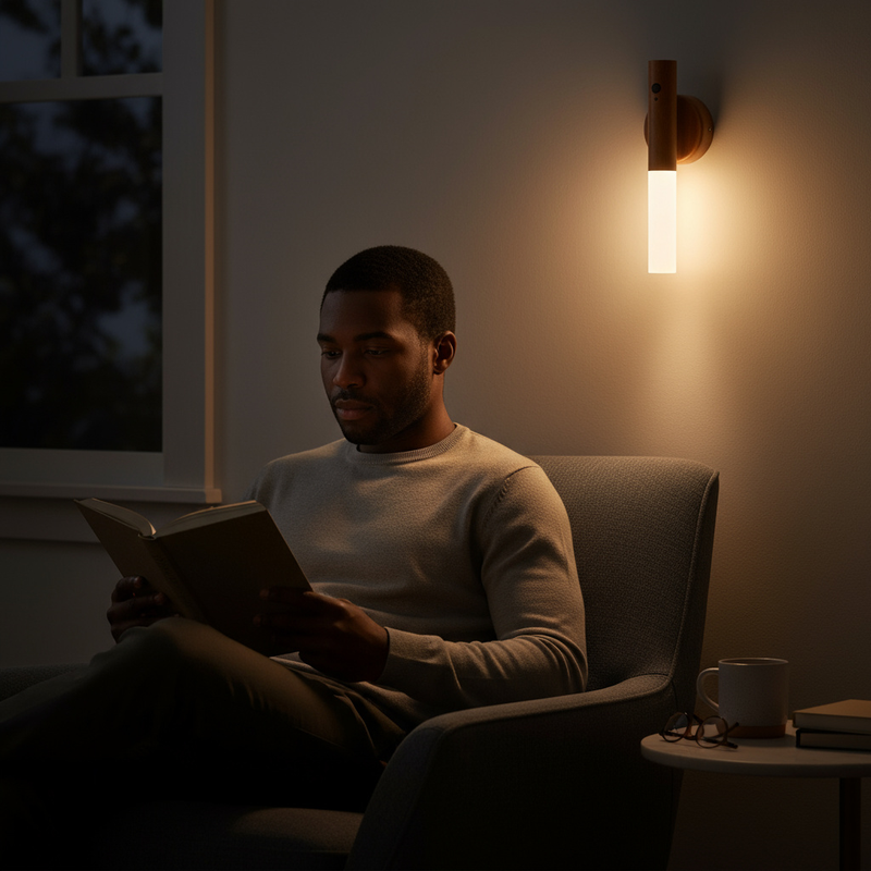 Luz Noturna LED com Sensor de Movimento