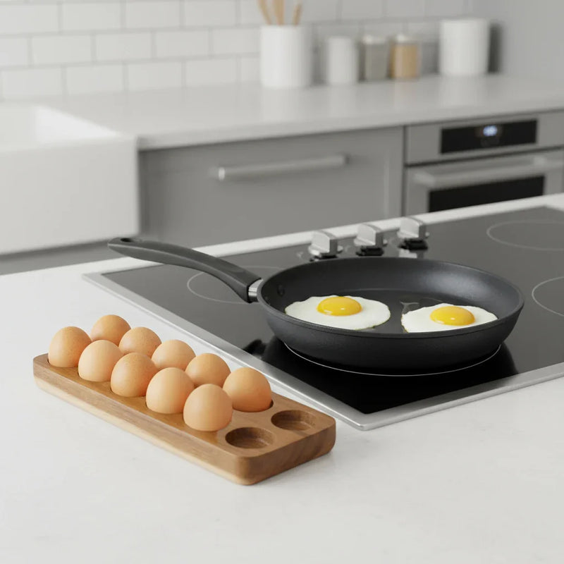 Organizador de Ovos em Madeira