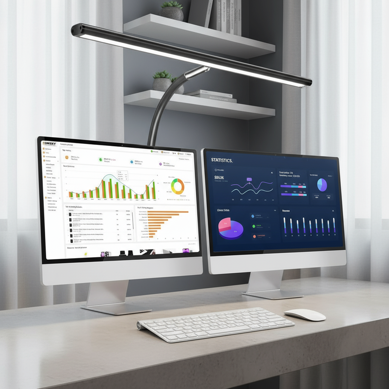 Luminária de Mesa LED Dupla Ajustável