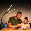 Luminária de Mesa LED Dupla Ajustável