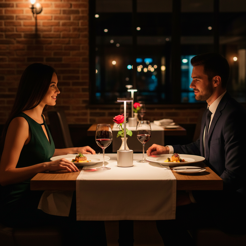 Luminária LED Alba de Mesa com Toque Sensível