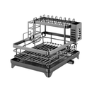 Escorredor de Pratos Ajustável em Aço Inoxidável